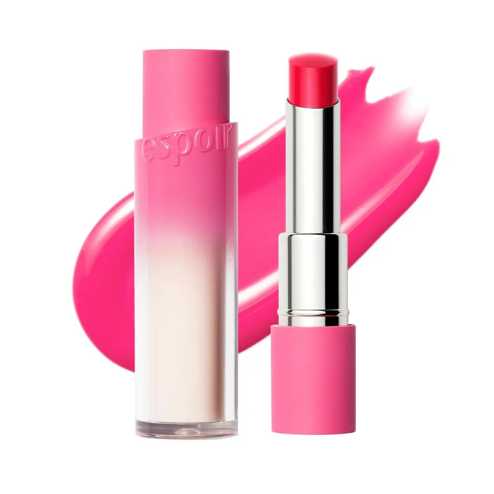Espoir Lipstick Nowear Balming Glow #4 Hey Bestie 0.1oz | Lightweight Moisturizing Lip | Long-Lasting Vibrant Color | Non-Sticky Soft Lip Balm for Lip care | Vegan Cruelty-Free | Korean Lip Makeup