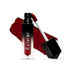 Estelaar Pink Liquid Matte Lipstick, Long Lasting Wear, Waterproof, Smudge Proof & Non-Drying Formula Enriched with Vitamin E & Jojoba Oil, Smooth Matt Finish, Shade- Blind Date 4floz