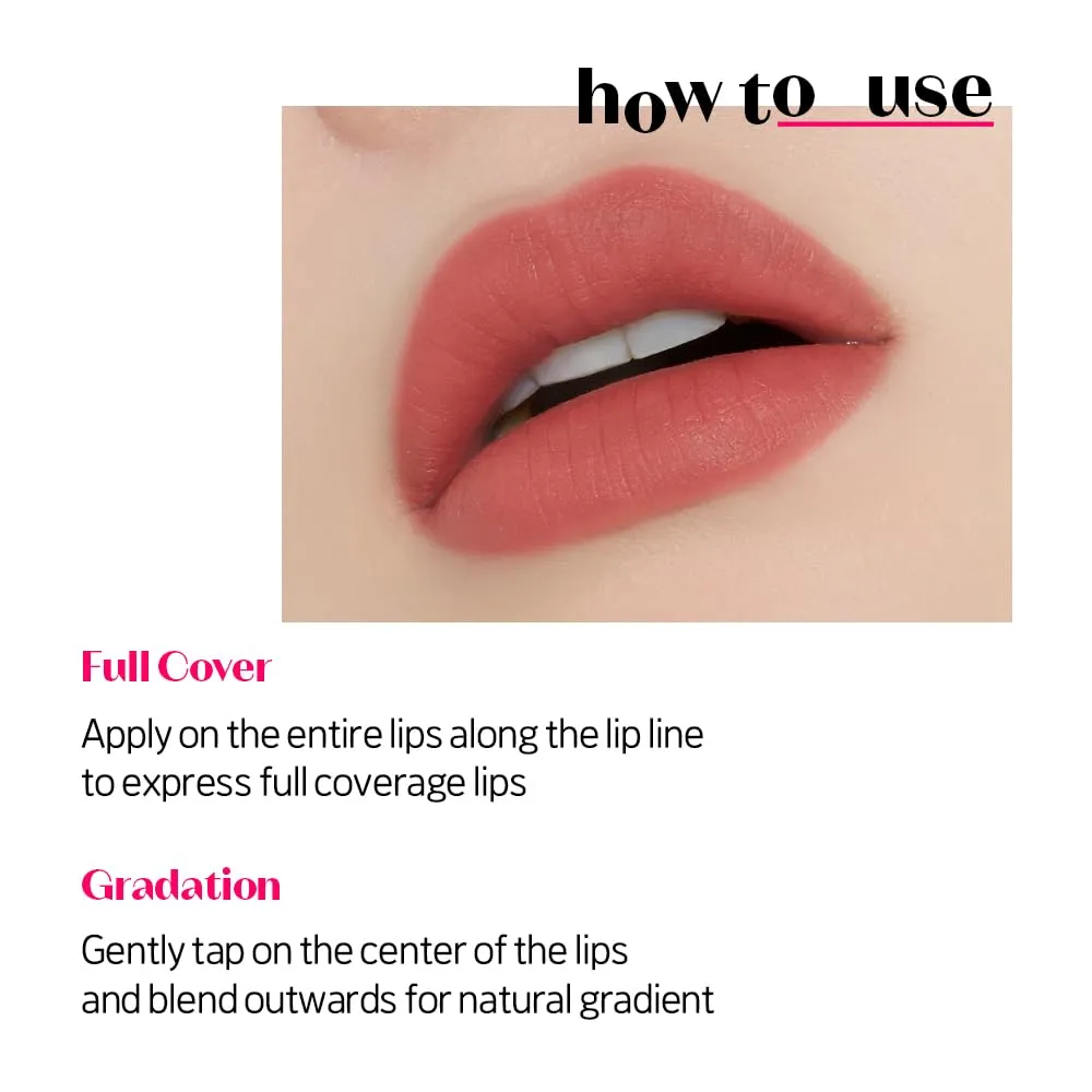 ETUDE Fixing Tint #18 Cool Pink on Top (4g) | Long Lasting High Pigmented Liquid Lipstick | Waterproof Lightweight Matte Finish Lip Stain | Full Coverage | Korean Makeup, Kbeauty