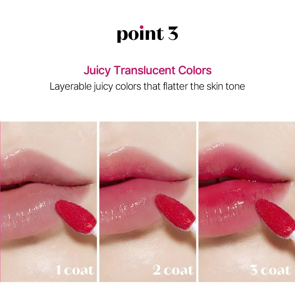 ETUDE Glow Fixing Tint #5 Mauvement | Non-sticky Glossy Shine Lip stain | Fills up with comfortable moisture | Tinting for dry lips, Korean makeup, Kbeauty