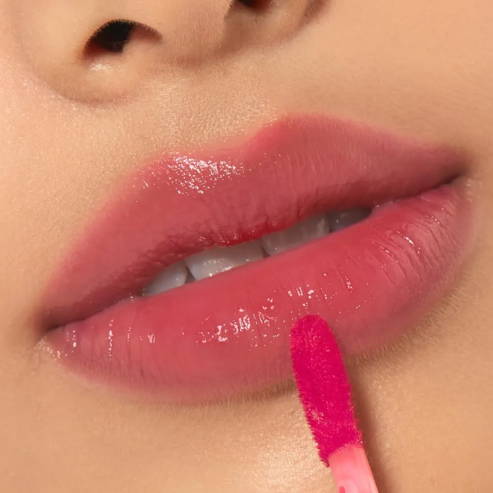 ETUDE Glow Fixing Tint #7 Cold Fuchia | Non-Sticky Glossy Shine Lip Stain | Fills up with Comfortable Moisture | Tints for Dry Lips