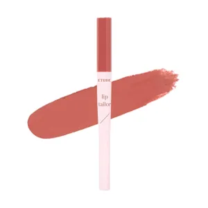 ETUDE Lip Tailor with Built in Lip Liner 0.8g - Dusty Salmon, Lip Pencil for Natural Plumped Lips, Long Lasting, Korean Makeup, Kbeauty, Perfect for Gift