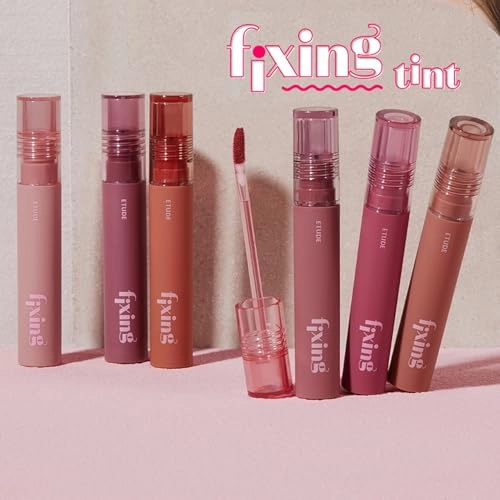 ETUDE Fixing Tint #05 Midnight Mauve (4g) | Long Lasting High Pigmented Liquid Lipstick | Waterproof Lightweight Matte Finish Lip Stain | Full Coverage | Korean Makeup, Kbeauty