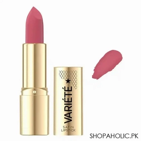 Eveline Variete Satin Lipstick, Cruelty Free, 01 Rendez-Vous