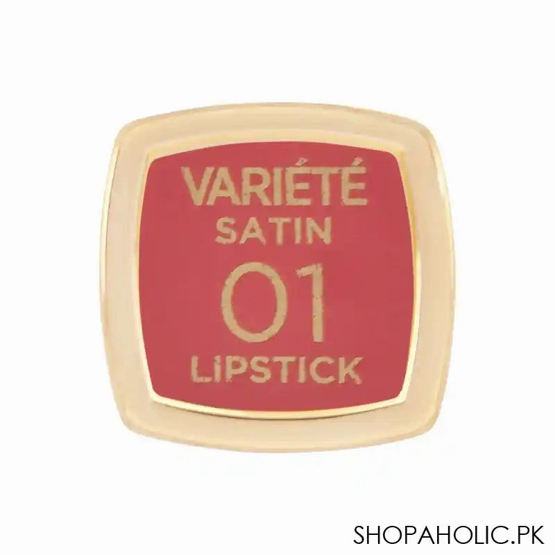 Eveline Variete Satin Lipstick, Cruelty Free, 01 Rendez-Vous