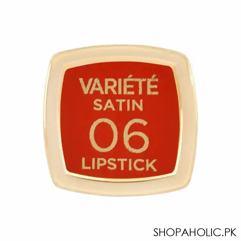 Eveline Variete Satin Lipstick, Cruelty Free, 06 Femme Fatale