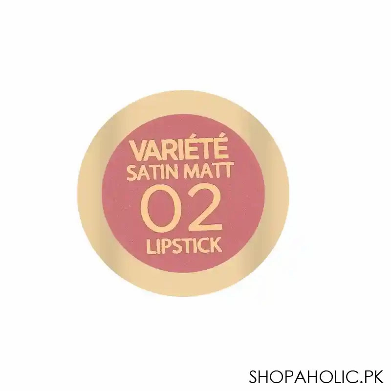 Eveline Variiete Satin Matt Lip Liquid Lipstick, 02 Raspberry Cream