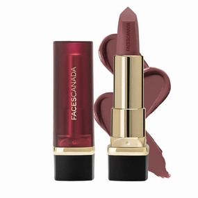 FAC.ES CANADA Comfy Matte Creme Lipstick - Livin' It Up, 4.2g | Long Stay | Creamy Matte Finish | Intense Color | Super Hydrating & Nourishing | Single Stroke Smooth Application