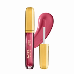 FACE'S.CANADA Comfy Matte Liquid Lipstick - Glow Up 28, 3.8 ml | Comfortable 10HR Longstay | Intense Matte Color | Almond Oil & Vitamin E Infused | Super Smooth | No Dryness | No Alcohol