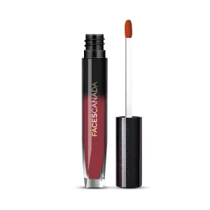 FAC.ES CANADA Comfy Silk Liquid Lipstick - Elegant Maroon 08, 3ml | Satin Matte HD Finish | Luxe Comfort | Longlasting | No Dryness | Smooth Texture | Mulberry Oil