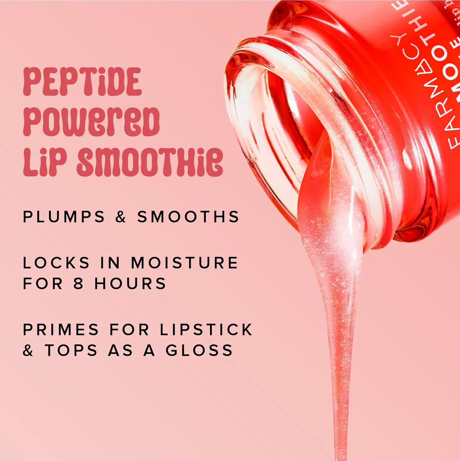 Farmacy Plump   Shine Lip Smoothie Duo - Peptide Lip Balm - Lip Moisturizer & Plumper with Vitamin C - Apple & Mango with High Gloss Finish