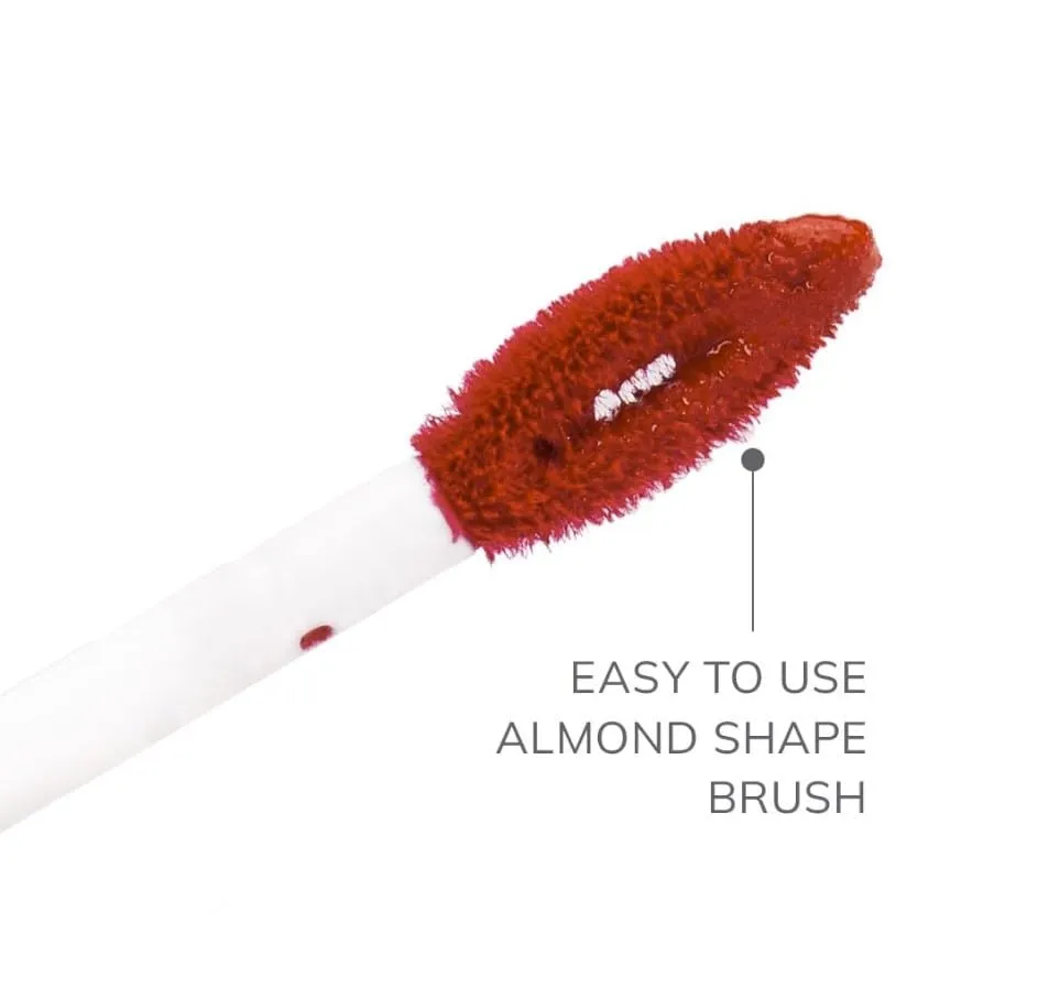 FARMASi Make Up Matte Liquid Lipstick, Long-Lasting and Ultra-comfortable, High-Impact, Lightweight, Organic, Pure Pigments 0.14 fl.oz (Red Love)