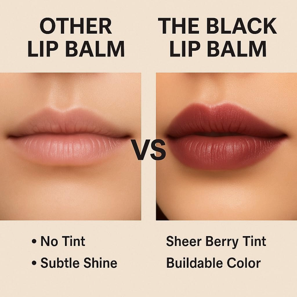 Finding Ferdinand Black Lip Balm, Black Lip Balm with Chocolate Scent, Buildable Berry TintKeeps Lips Moisturized All Day Long (2Pcs ChocolateBrown)
