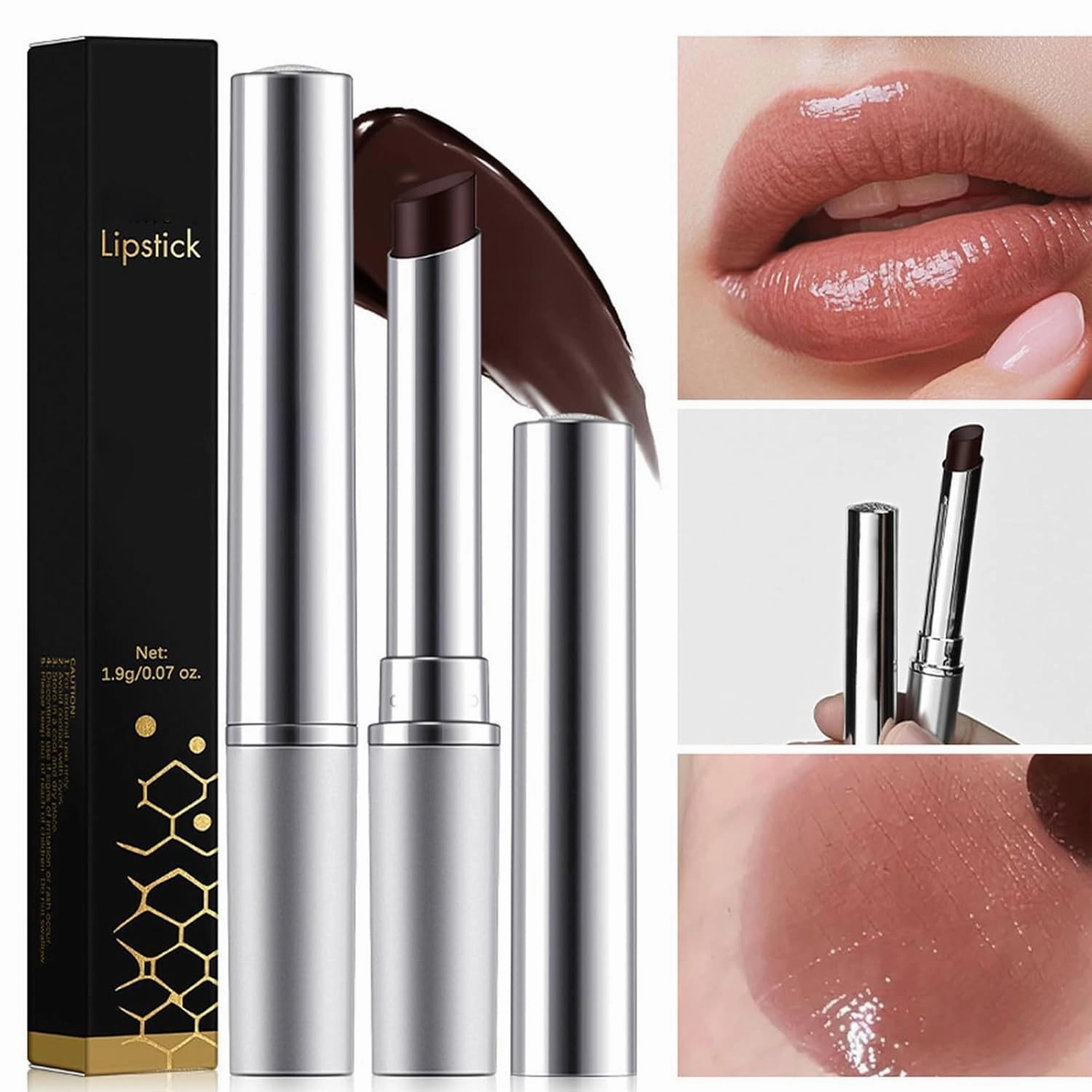Finding Ferdinand Black Lip Balm, Finding Ferdinand Lip Balm, Findings Ferdinands Black Lips Balmblack Lip Balms, Honey Lipstick Tinted Lip Balms (BLACK PINK)