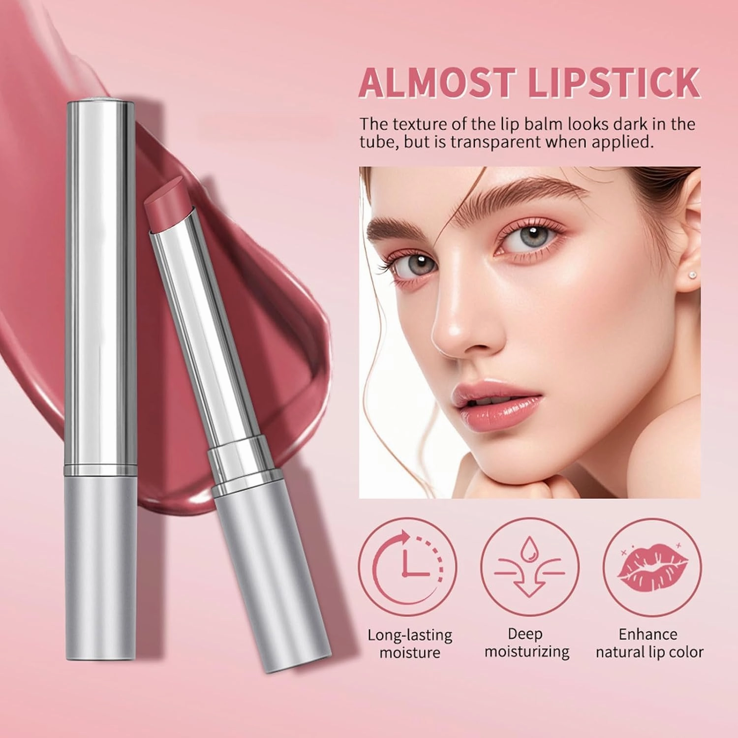 Finding Ferdinand Black Lip Balm, Finding Ferdinand Lip Balm, Findings Ferdinands Black Lips Balmblack Lip Balms, Honey Lipstick Tinted Lip Balms (BLACK PINK)
