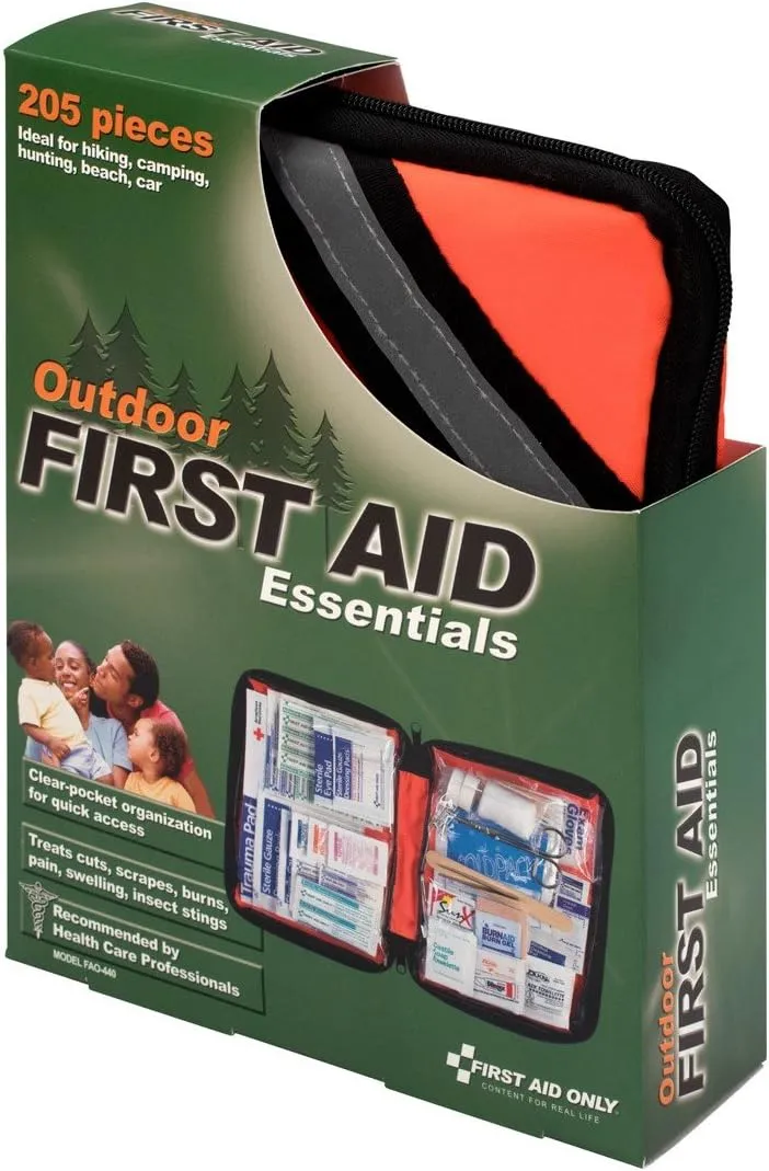First Aid Only FAO-440 Outdoor First Aid Kit, 205 Pieces
