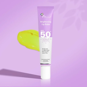 Fix.derma Brightening Lip Balm With SPF 50 PA    for Pigmented & Dry Lips | 4% Kojic Acid, 2% Alpha Arbutin | Moisturizes, Hydrates & Brightens Pigmented Lips | For Men & Women - 15ml