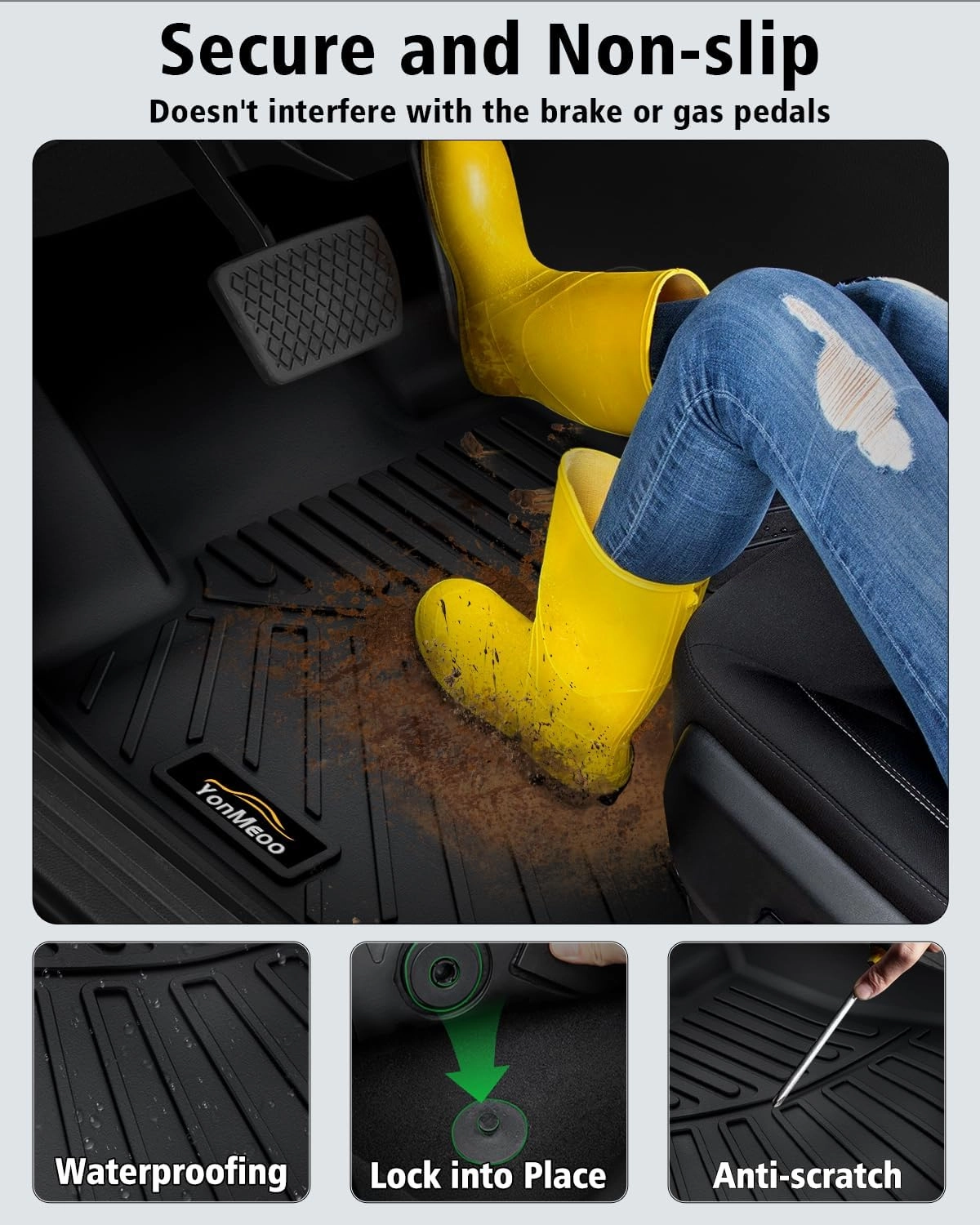 Floor Mats Custom for Nissan Pathfinder 2022-2024 2025 7&8 Seats Trunk Mat with Backrest Mat All Weather TPE Rubber Cargo Liner Full Set for Pathfinder Accessories (Trunk Mat Backrest Mats Floor Mats)