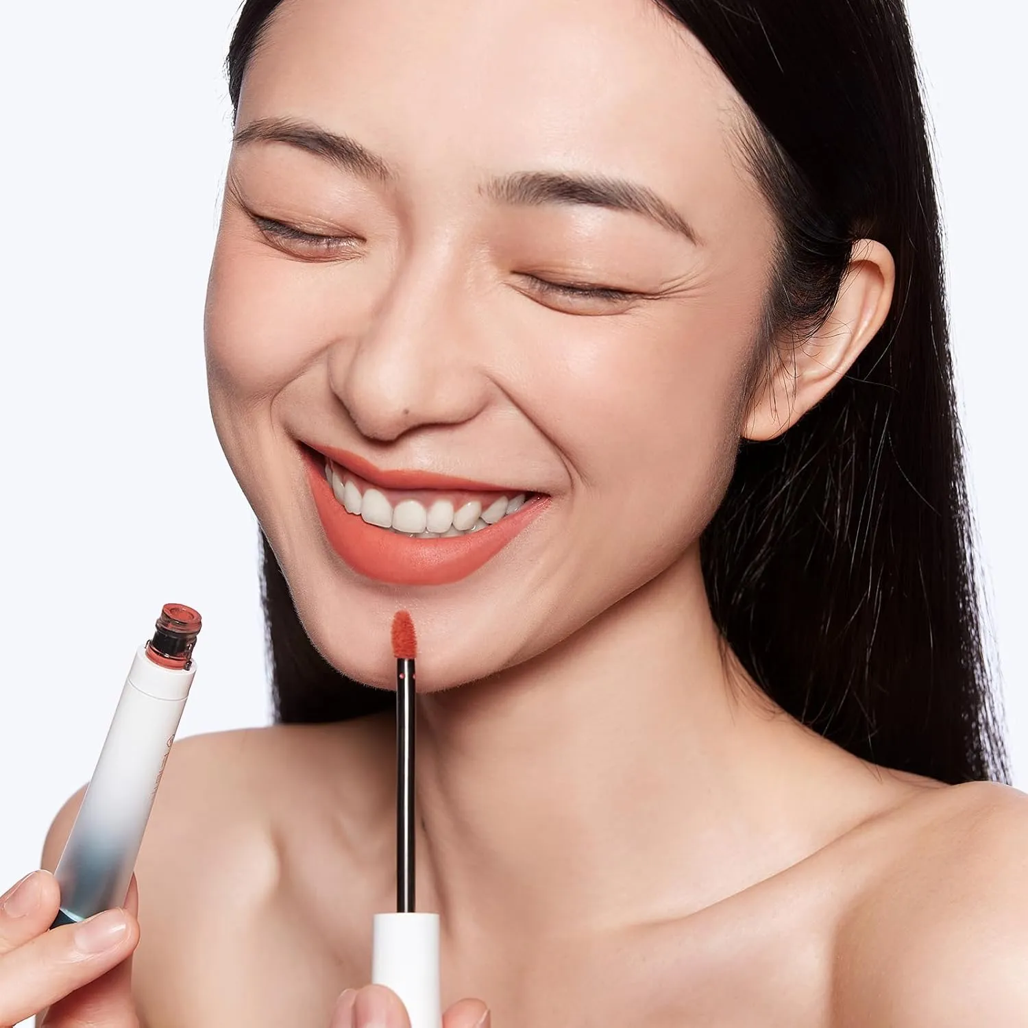 FLORASIS Blooming Rouge Ultra Smooth Satin Liquid Lipstick (S201 Vermillion Persimmon)