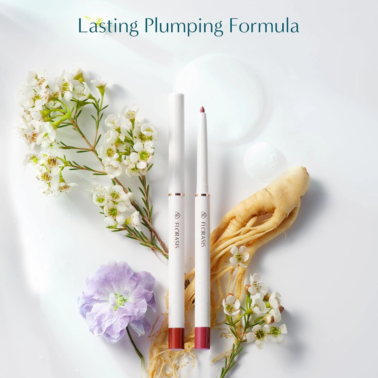 FLORASIS Blooming Rouge Smooth Precision Lip Liner (M416 Peach Sand, 1 Count)