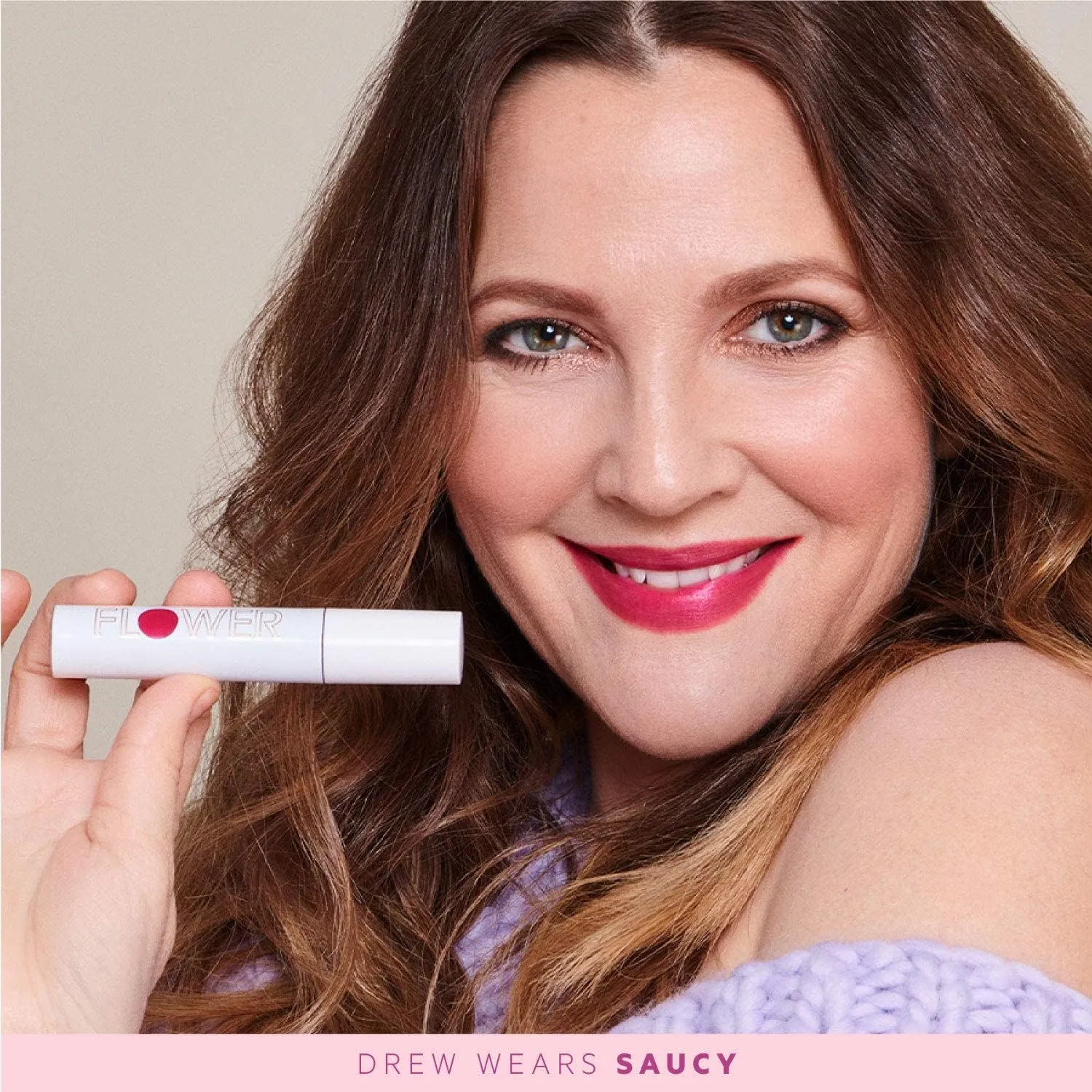 FLOWER BEAUTY Bitten Lip Stain | Vivid Long Lasting Water-based Lips Tint | High Color Moisture Marker | Make Up | (Tempt) (Pack of 3)
