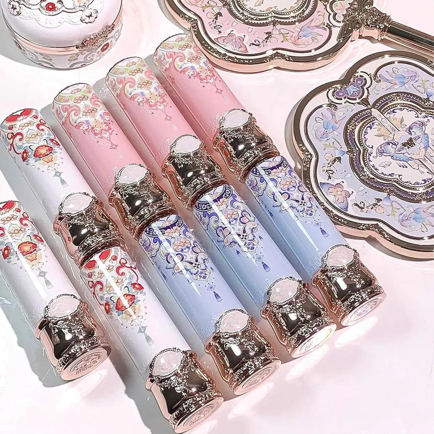 Flower Knows Butterfly Cloud Collar Glossy Lipstick-Moisturizing Tinted Lip Balm-Hydrating Lip Gloss in Balm-Long Lasting Lip Makeup for Girls&Women,Vegan & Cruelty-Free(C06 Cardamom,0.12 Ounce)