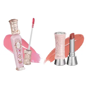 Flower Knows Violet Strawberry Rococo Glowy Lip Gloss G01 Swan Ballet Shine Solid Lip Gloss Stick B01