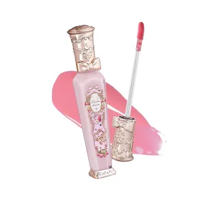 Flower Knows Violet Strawberry Rococo Glowy Lip Gloss-Moisturizing Tinted Lip Oil-Hydrating Lip Makeup for Girls&Women-Vegan & Cruelty-Free-0.12 Fl Oz,1 Count (G01 Strawberry Macaron)