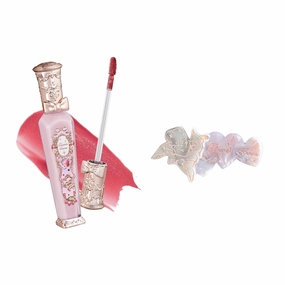 Flower Knows Violet Strawberry Rococo Glitter Lip Gloss G02 Rasberry Booze   Decorate Hair Clip Amethyst