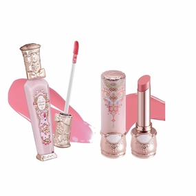 Flower Knows Violet Strawberry Rococo Glowy Lip Gloss G01 Butterfly Cloud Collar Glossy Lipstick C04