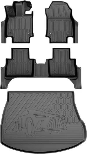for 2022-2025 Lexus NX Floor Mats and Cargo Liner - Custom Fit All Weather Floor Mats and Trunk Mat for Lexus NX250/NX350/NX350h/NX450h  2022 2023 2024 2025