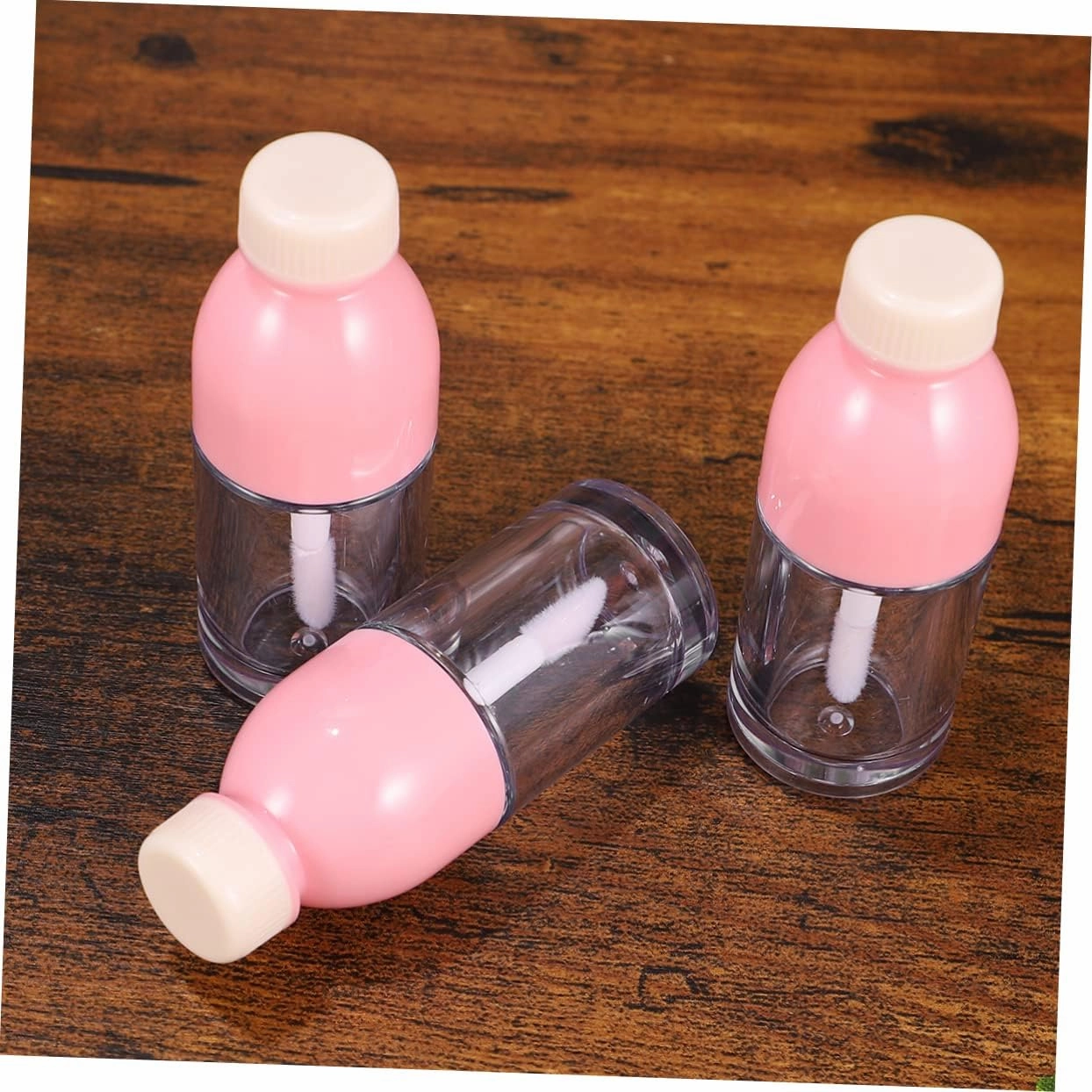 FRCOLOR 10pcs Lip Gloss Empty Bottle Lip Gloss Bottles Empty Lip Gloss Containers Lip Bottles Pink