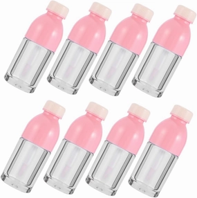 FRCOLOR 10pcs Lip Gloss Empty Bottle Lip Gloss Bottles Empty Lip Gloss Containers Lip Bottles Pink