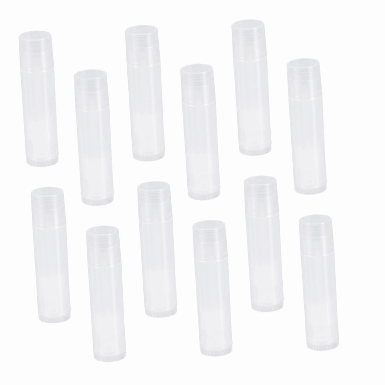 FRCOLOR 75 Pcs Empty Lip Balm Lip Gloss Containers Empty Lip Gloss Base Clear Lip Care Products DIY Lip