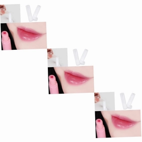 FRCOLOR 75 Pcs Empty Lip Balm Lip Gloss Containers Empty Lip Gloss Base Clear Lip Care Products DIY Lip