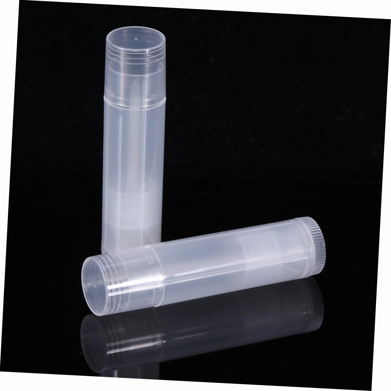 FRCOLOR 75 Pcs Empty Lip Balm Lip Gloss Containers Empty Lip Gloss Base Clear Lip Care Products DIY Lip