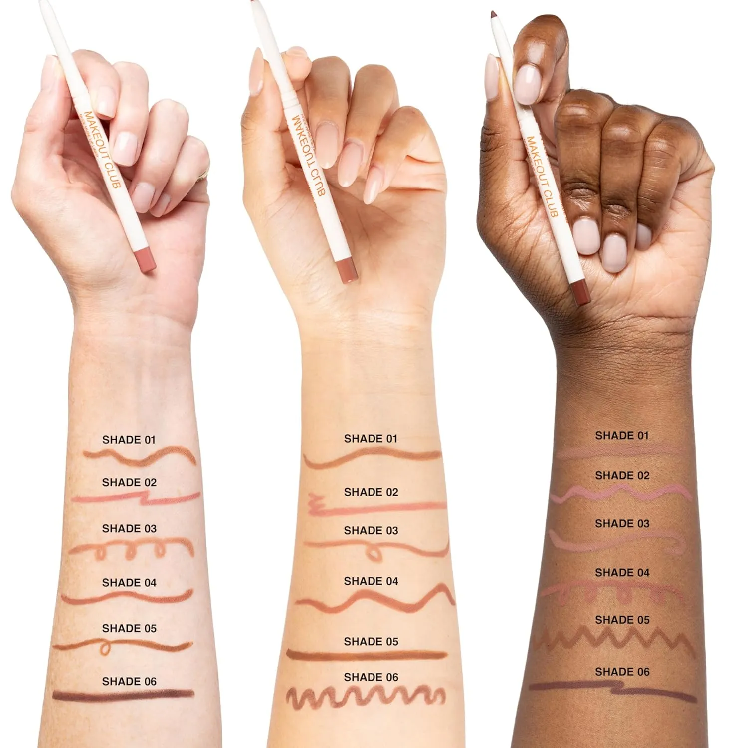 Freck Beauty MAKEOUT CLUB Nude Muse Lip Liner, Non Drying, Smooth Highly Pigmented Retractable Liner, Infused with Jojoba and Hyaluronic Acid, 03 - Camel Beige