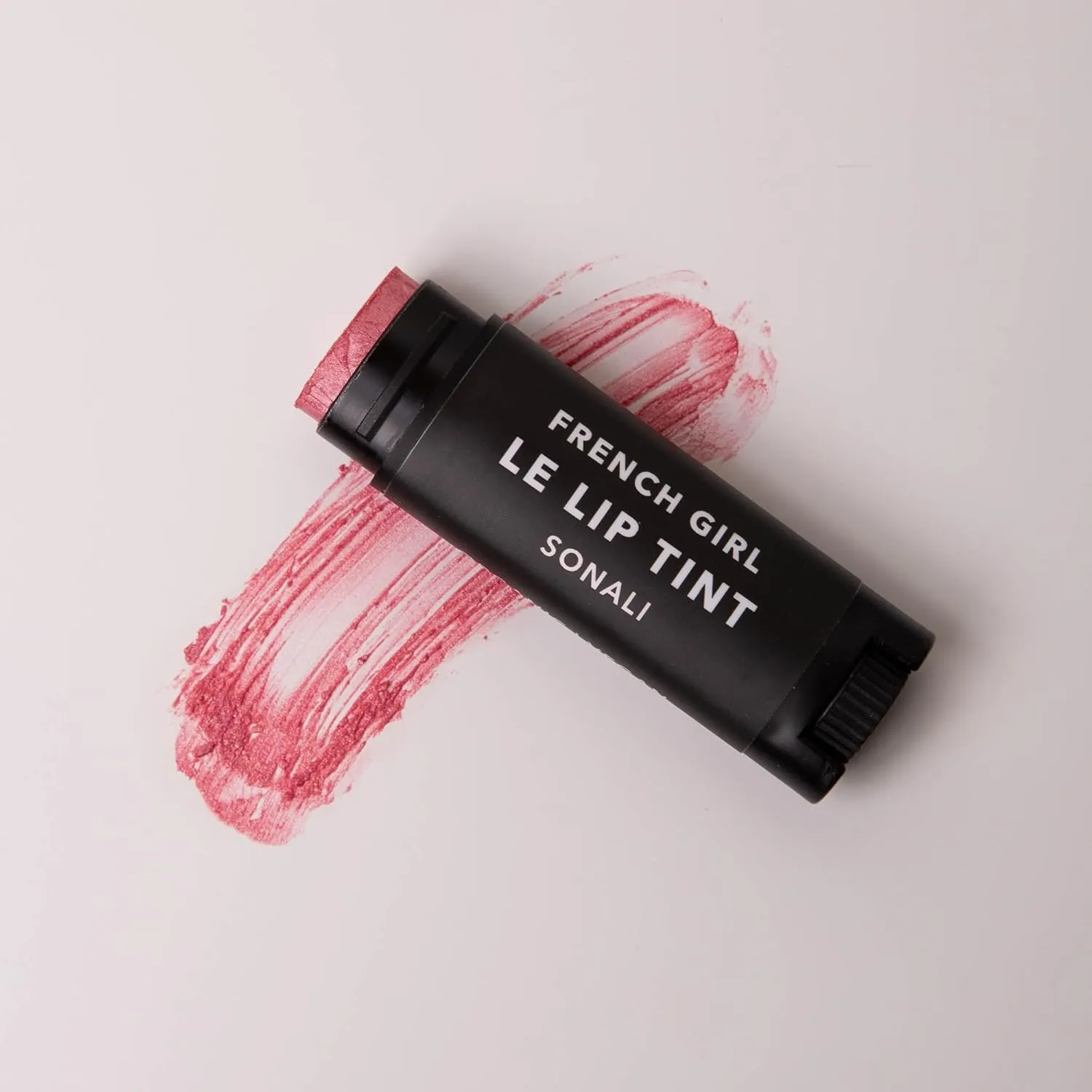 French Girl Le Lip Tint - Moisturizing & Hydrating Lip Balm for Sheer, Buildable Coverage & Shine, Clean Formula, Organic Ingredients, Vegan & Cruelty-Free - Sonali