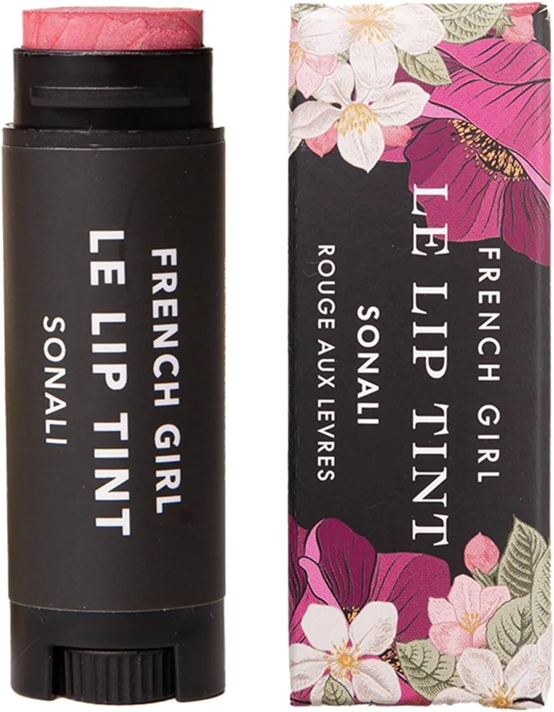 French Girl Le Lip Tint - Moisturizing & Hydrating Lip Balm for Sheer, Buildable Coverage & Shine, Clean Formula, Organic Ingredients, Vegan & Cruelty-Free - Sonali