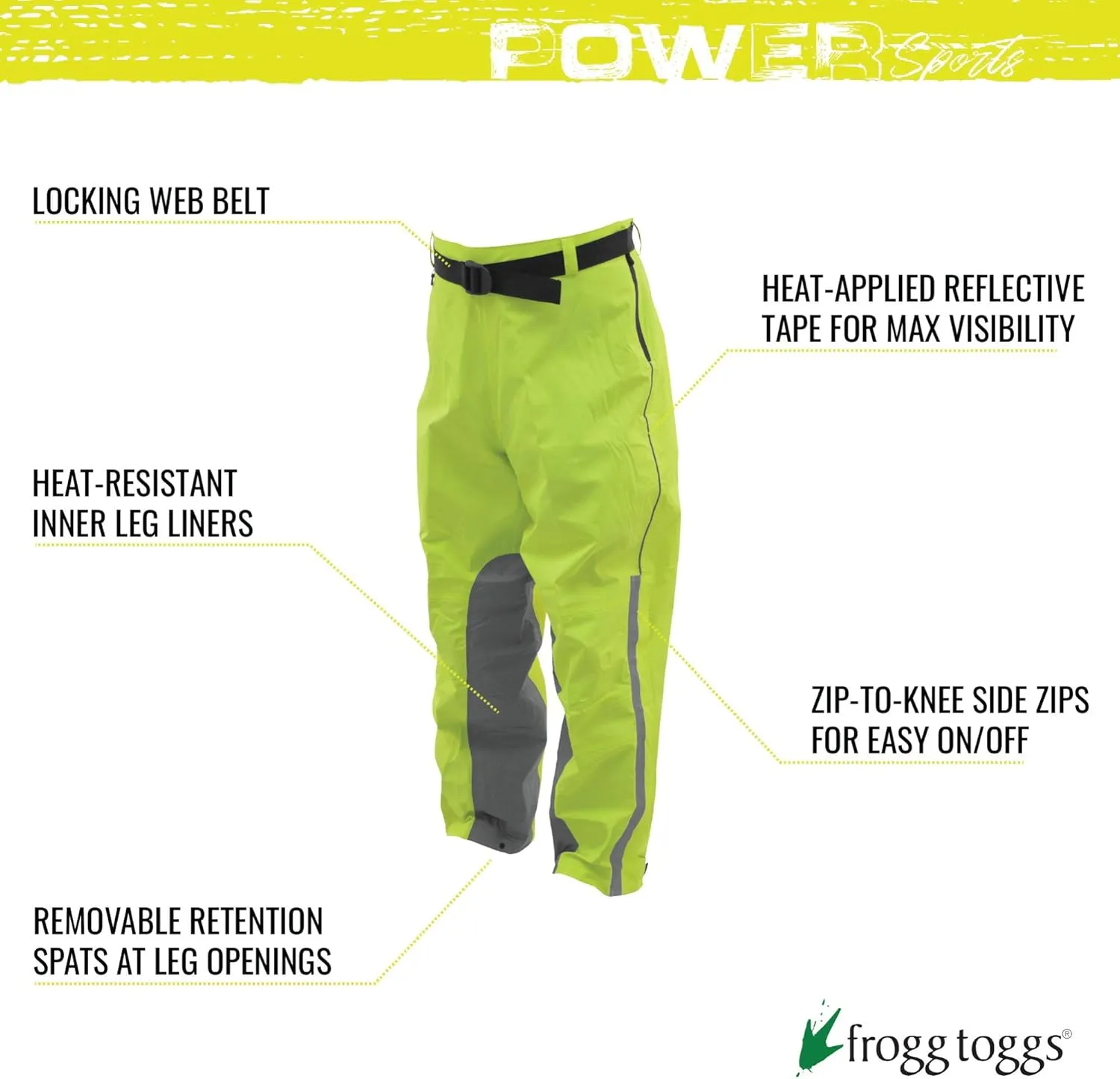 Frogg Toggs Men's Toadskinz Reflective Pant