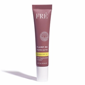 FRÉ PLUMP ME Peptide Lip Tint SPF 30 Cassis, Tinted Lip Balm with Argania Active Complex™, Shea Butter & 100% Mineral Non-Nano Zinc Oxide for UV Protection, Hydrating Mineral Lip Sunscreen, 0.5 fl.oz