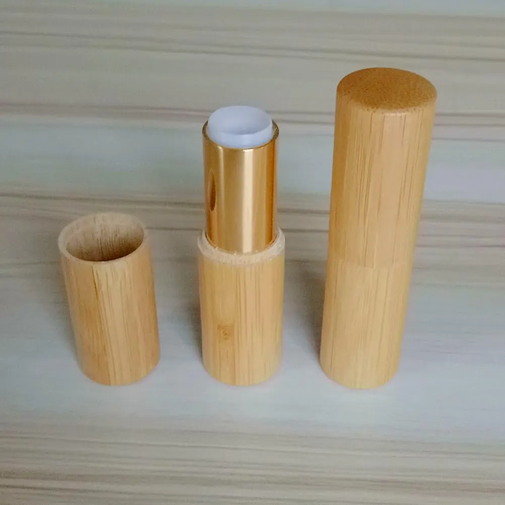 Garneck 6 Pcs Makeup Samples Clear Hose Natural Refillable Cosmetic Containers Natural Lip Balm Containers with Lids Clear Container Clear Stand Lotion Bottle Bamboo Cream