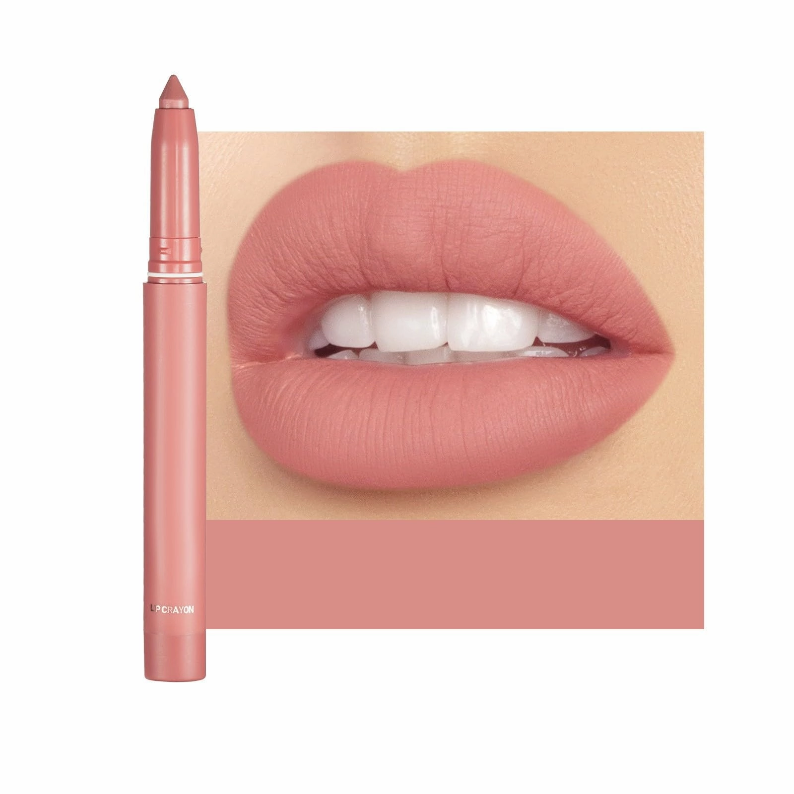 Generic Matte Lip Liner, Stretchable Waterproof, Hydrating Smooth, Long-Lasting, Stain-Resistant, 24-Hour Without Pencil Sharpener, Plumping Lips, Creative Lip Makeup