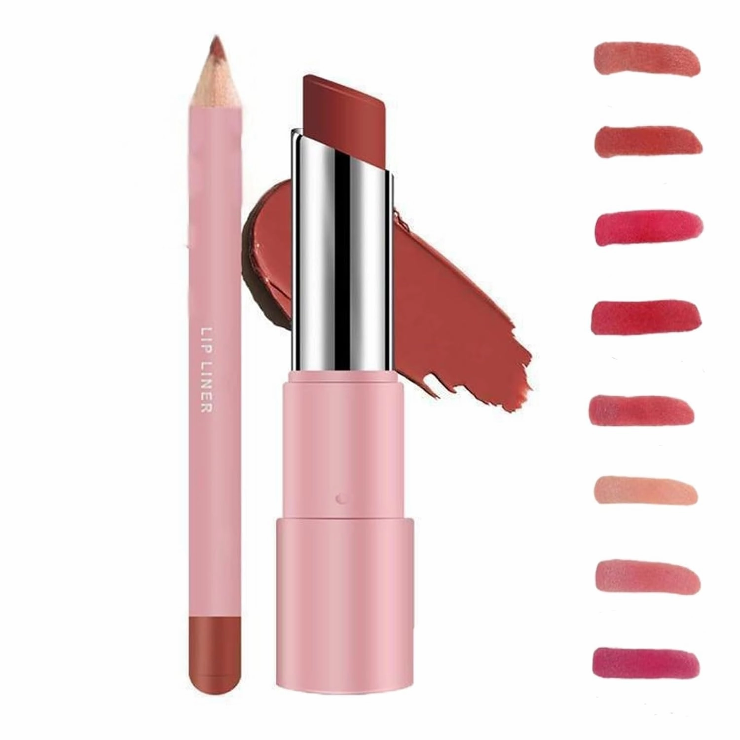 Genli Glaze Oil Balm, Genli Pink Drip Lipstick, Nuewskin Lip Balm, 24h Long-Lasting Moisturizing Smooth Shine Balm Set(02#-Berry Haze)