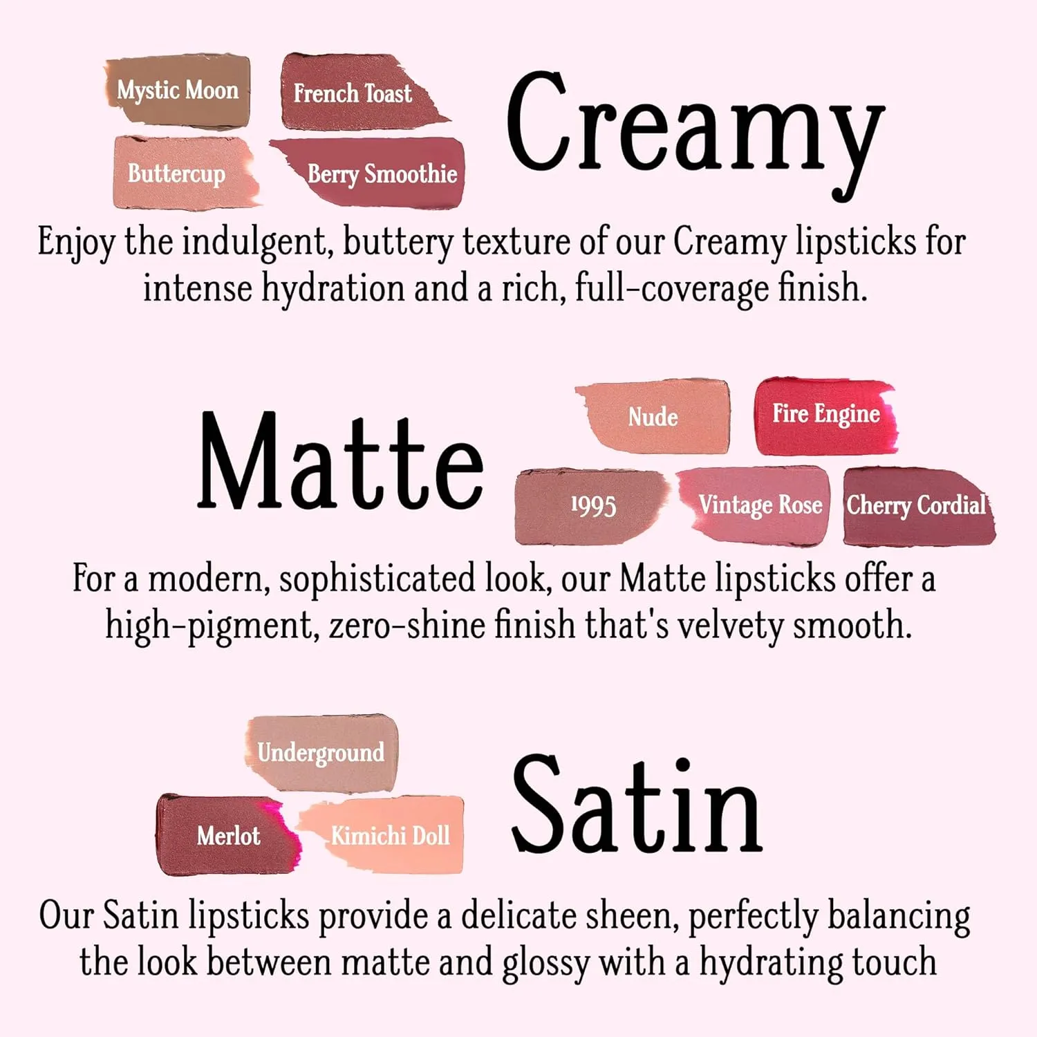 Gerard Cosmetics Lipstick Vintage Rose, Rose Mauve Lipstick with Luxe Satin Finish, Highly Pigmented, Smooth Formula with Hydrating Ingredients, Long Lasting, Cruelty Free & Made in USA