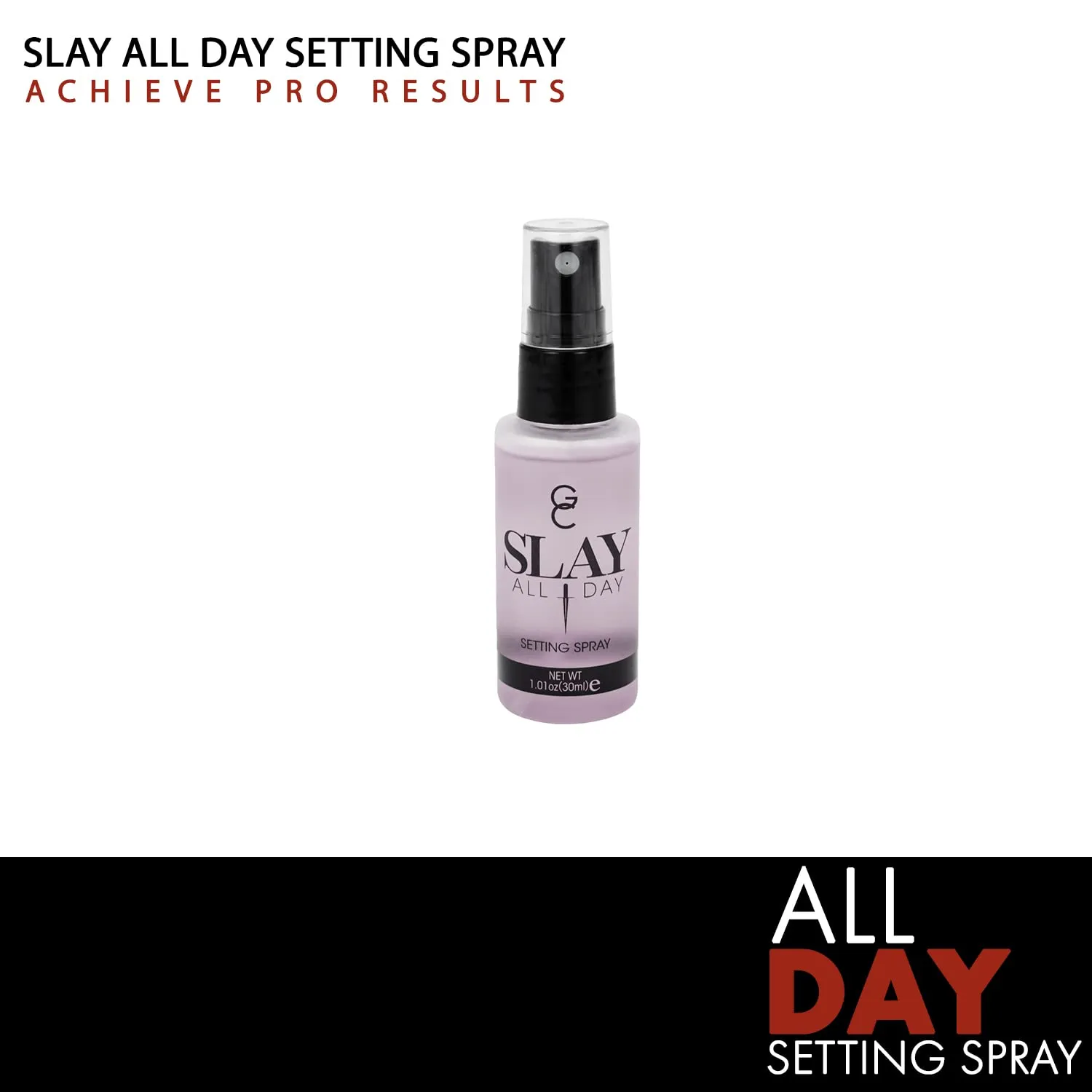 Gerard Cosmetics Makeup Setting Spray Mini (Grapefruit), Slay All Day Scented Makeup Finishing Spray, Oil Control, Matte Finish, Cruelty Free, Made USA 30 mL (1.01 oz)