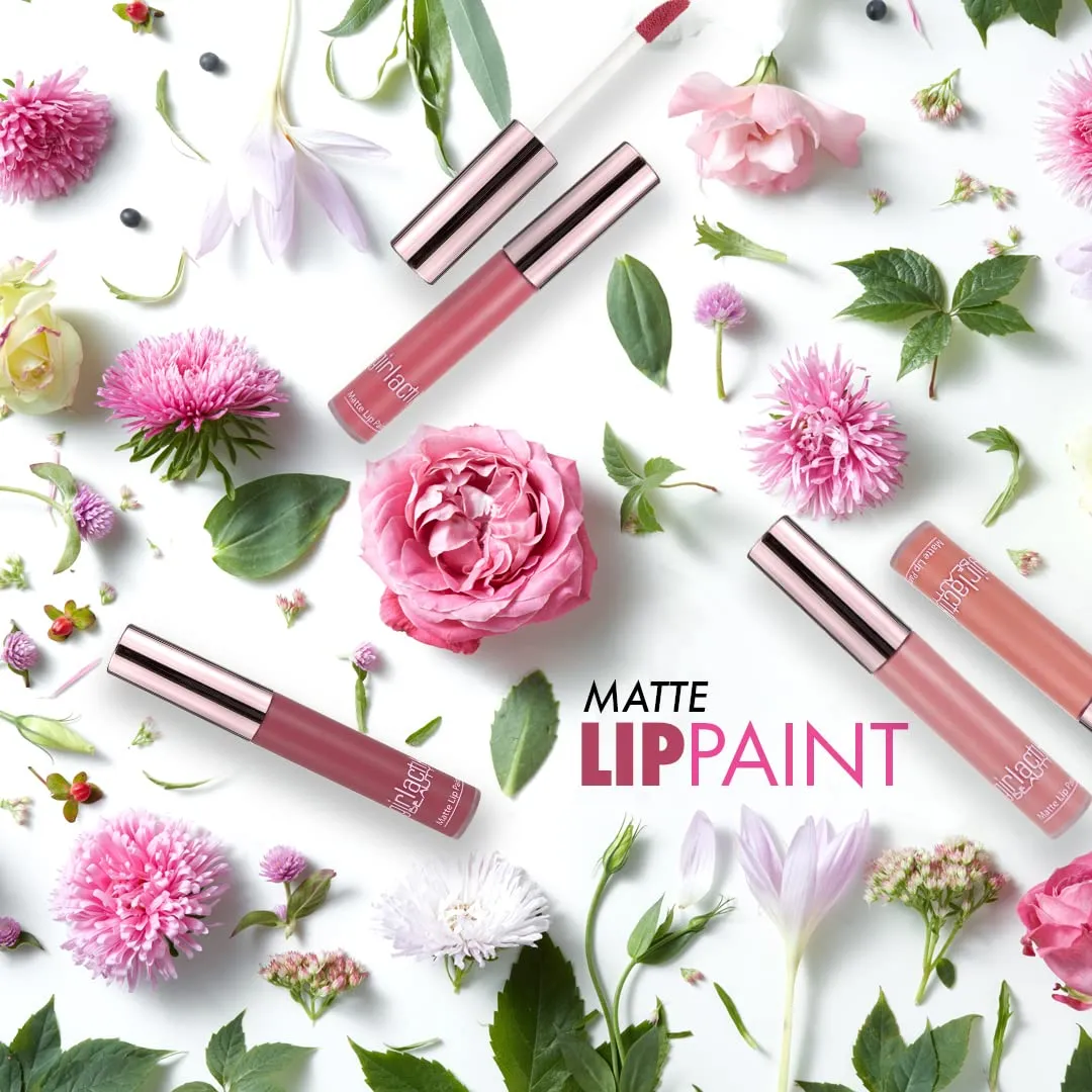 Girlactik Long Lasting Matte Lip Paint Liquid Lipstick in Allure- Long wearing, Smooth Application, Pigmented, Non-Crack Formula, Lightweight, 7.5 ml / .25 oz, (Blushing)
