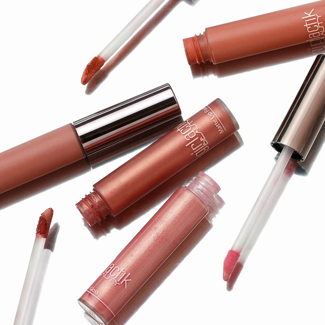 Girlactik Long Lasting Matte Lip Paint Liquid Lipstick in Allure- Long wearing, Smooth Application, Pigmented, Non-Crack Formula, Lightweight, 7.5 ml / .25 oz, (Romance)