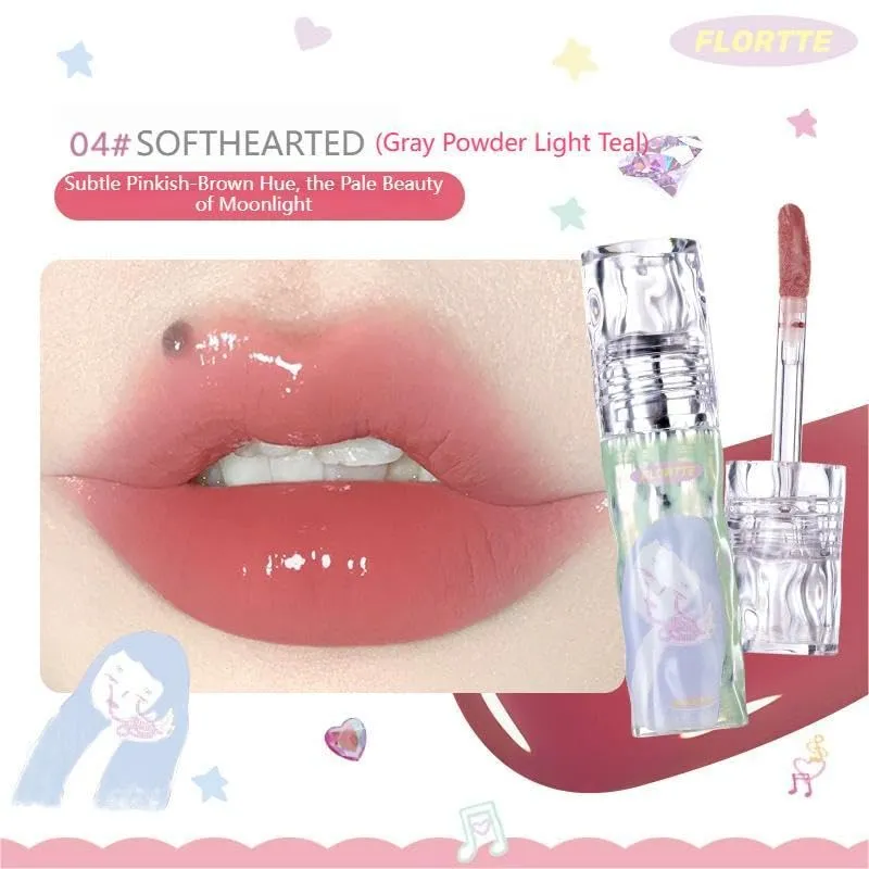 Girl's World Non-Stick Cup Lip Lacquer (04# Softhearted, Stick)