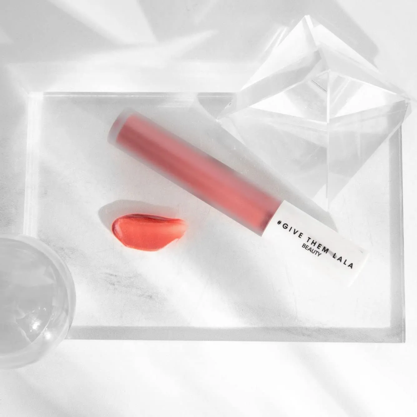 GIVE THEM LALA Lip Gloss - High Shine Tinted Lip Gloss - Full Coverage, Pigmented Hydrogloss Lip Makeup for Women - Lightweight, Long Lasting Lip Color - Cruelty-Free, Non-Sticky Lip Glosses (Take My #)